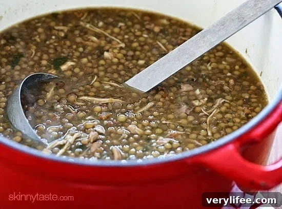 50 Low-Calorie Soup Recipes for Any Season 4 Chicken and Lentil Soup