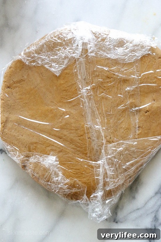 Gingerbread cookie dough