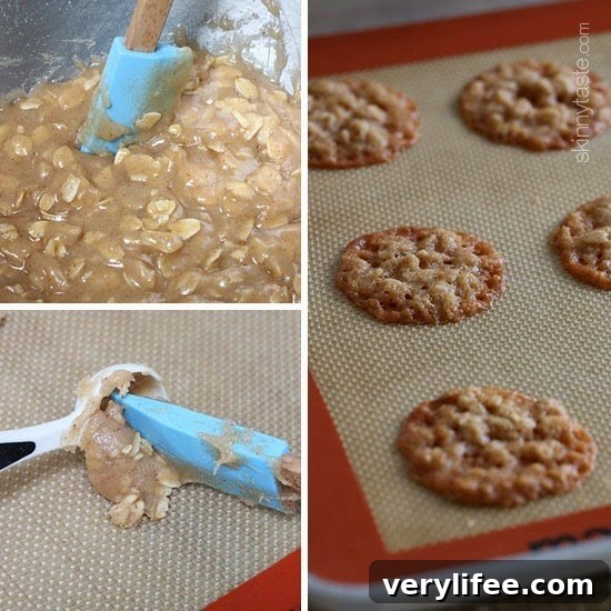 Crispy White Chocolate Oatmeal Lace Cookies Recipe 4 Closeup of dipped cookie