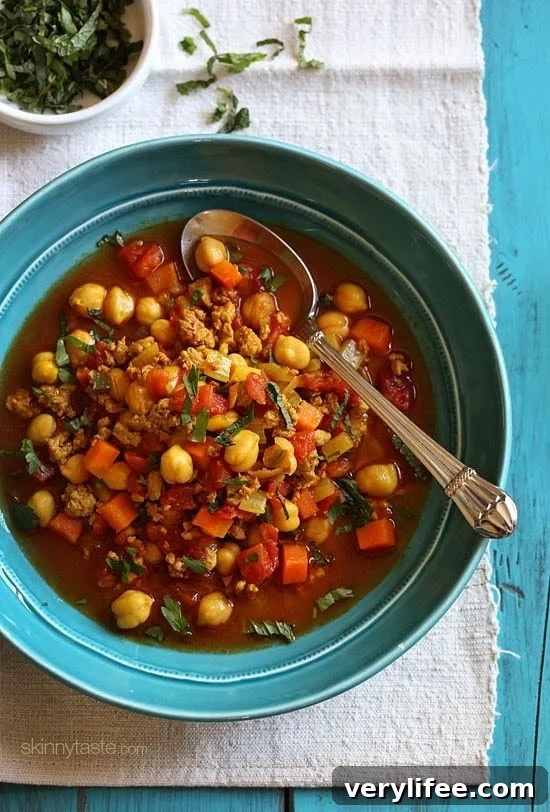 Slow Cooker Moroccan Chickpea and Turkey Stew img 21466 1