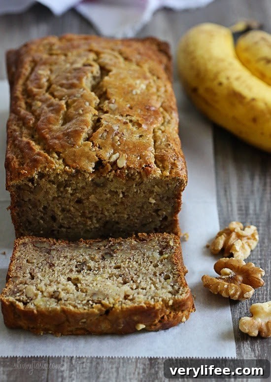 Gluten-Free Lightened Up Banana Nut Bread Gluten-Free Lightened Up Banana Nut Bread