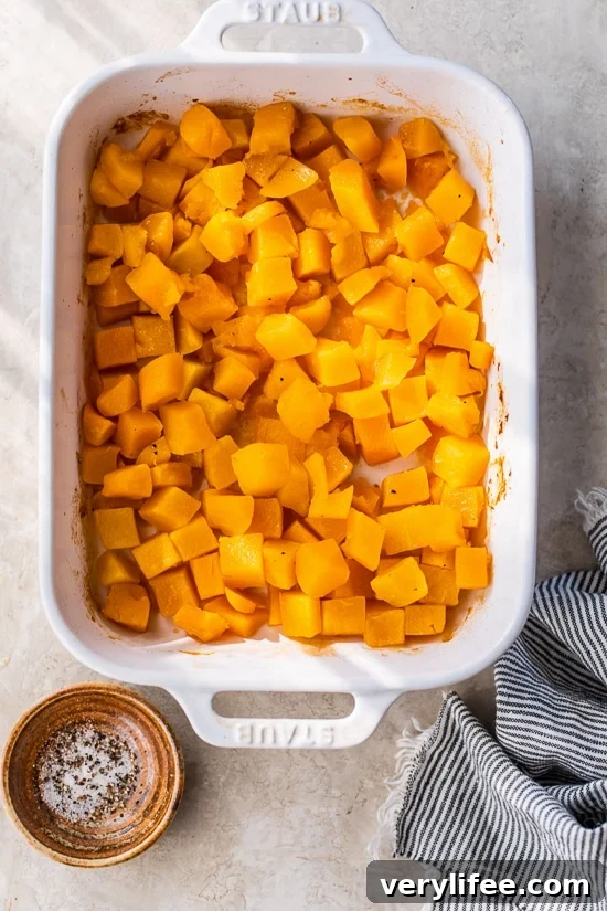 Maple-Glazed Roasted Butternut Squash 4 Maple Roasted Butternut Squash
