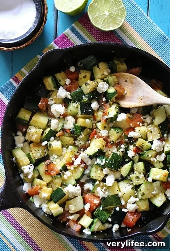 35 Zucchini Recipes for Every Meal 19 Skillet Mexican Zucchini