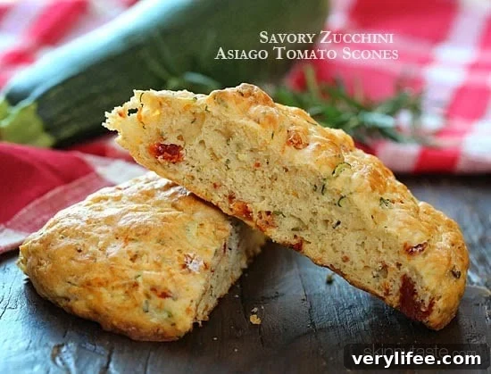 35 Zucchini Recipes for Every Meal 10 Savory Zucchini Asiago Tomato Scones