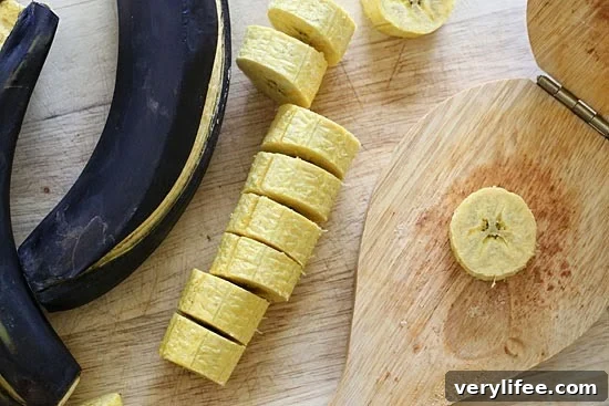 Crispy Oven-Baked Tostones Recipe with Green Plantains 6 These savory plantains have been made lighter by baking instead of frying – you won't believe how good they taste!