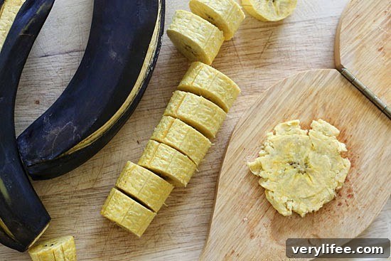 Crispy Oven-Baked Tostones Recipe with Green Plantains 7 These savory plantains have been made lighter by baking instead of frying – you won't believe how good they taste!