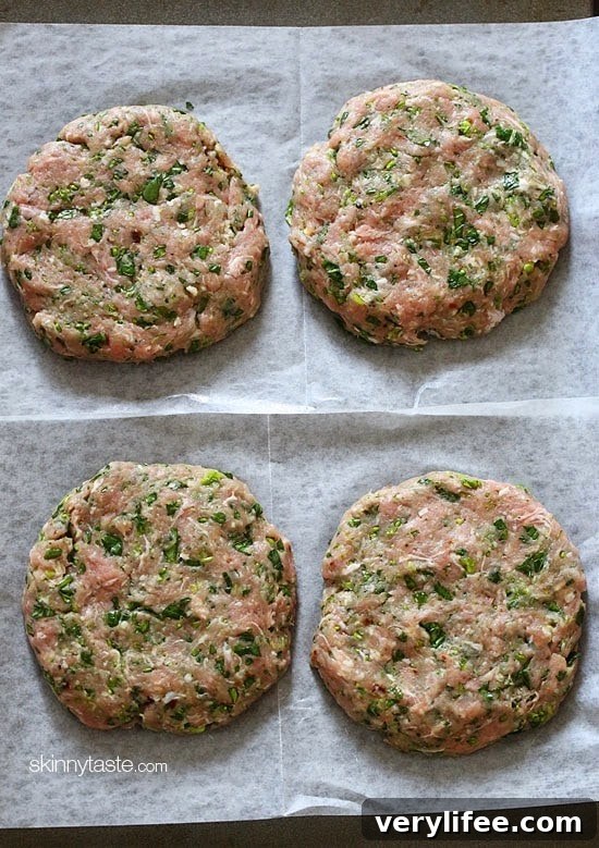 Turkey Burgers with Broccoli Rabe 3 Broccoli Rabe Turkey Burgers plated