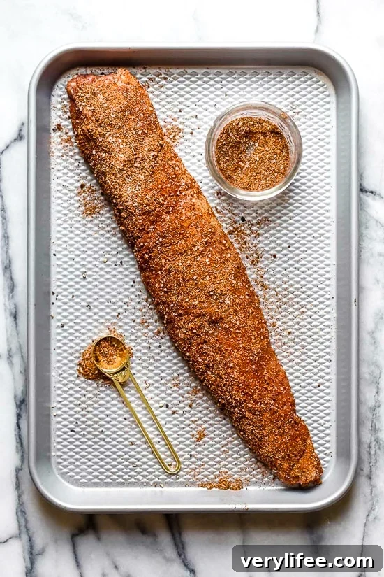 This easy Grilled Cumin Spiced Pork Tenderloin is perfect for summer nights. I season it with a quick, flavorful rub then throw it on the grill. While it cooks for 30 minutes, I make a salad and dinner is ready!