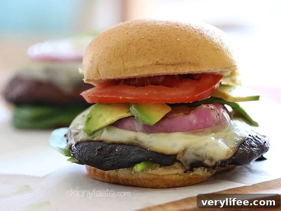 Grilled Portobello Mushroom Burger
