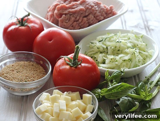 Naked Turkey Bruschetta Burger Naked Turkey Bruschetta Burger are healthy, delicious, turkey burgers made juicy thanks to added zucchini and topped with a summer garden tomato bruschetta
