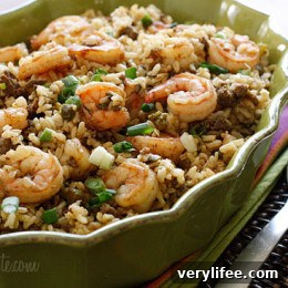 Savory Shrimp Dirty Rice Made with Brown Rice 2 img 21567 3