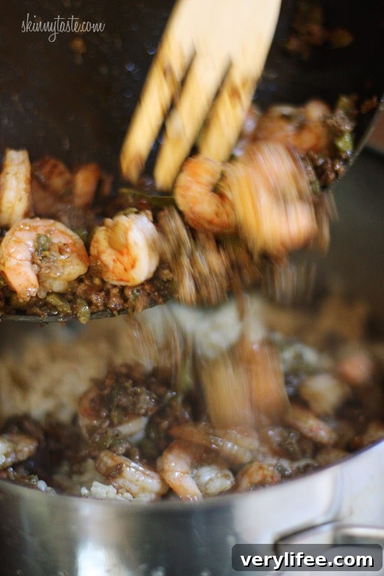 Savory Shrimp Dirty Rice Made with Brown Rice 5 img 21567 6