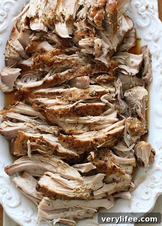 Slow cooked balsamic pork