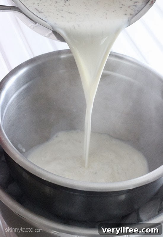Silky Vanilla Bean Panna Cotta Recipe 5 Hot milk
