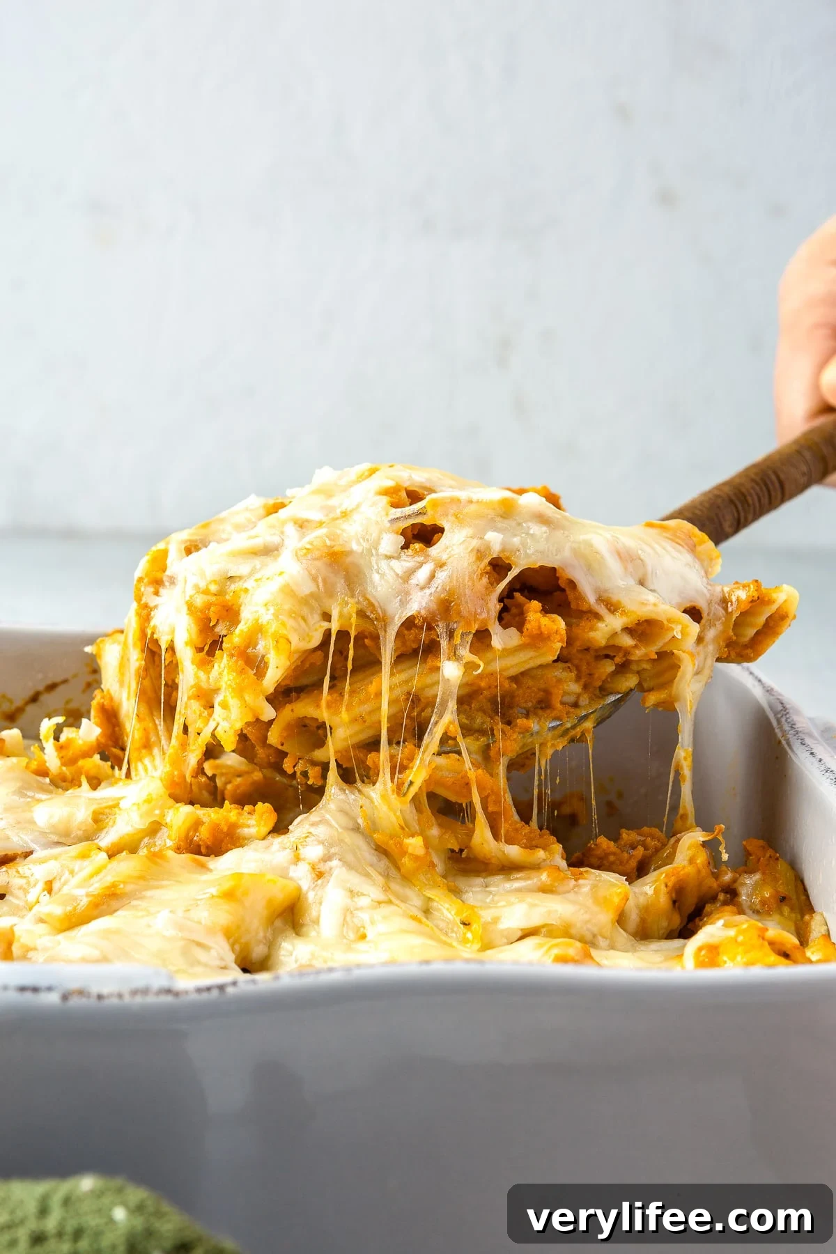 Creamy Baked Pumpkin Pasta with Melted Cheese 2 Baked Pumpkin Pasta
