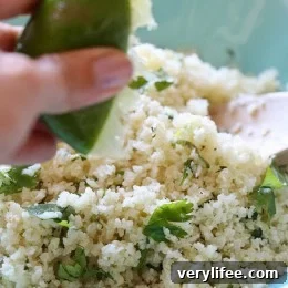 Cilantro Lime Cauliflower "Rice" - small photo