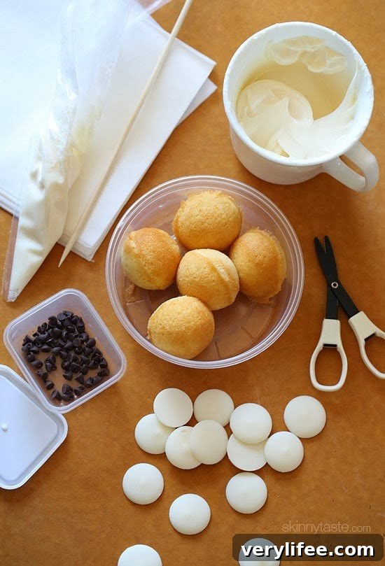 Tray of mummy cake balls ready to dip