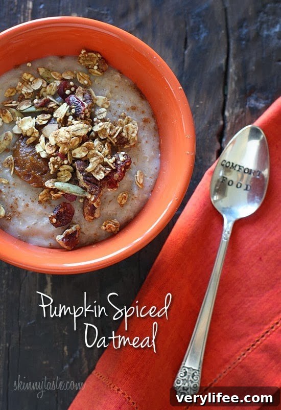 50 Pumpkin Recipes You'll Love This Fall 20 Pumpkin Spiced Oatmeal