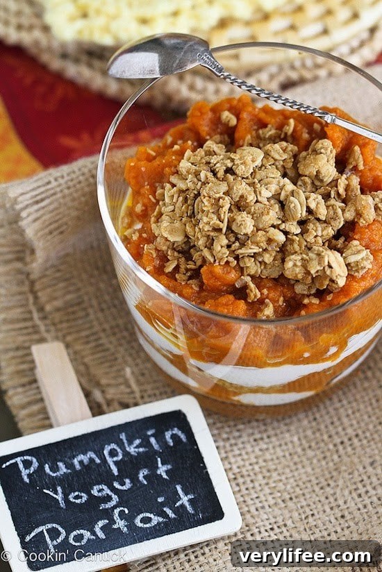50 Pumpkin Recipes You'll Love This Fall 29 Spiced Pumpkin Yogurt and Granola Parfait