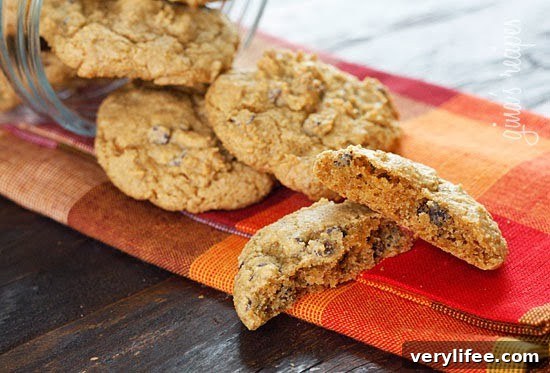 50 Pumpkin Recipes You'll Love This Fall 46 Pumpkin Spice Chocolate Chip Cookies