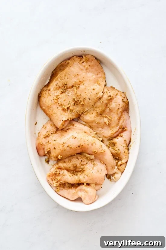 marinate the chicken
