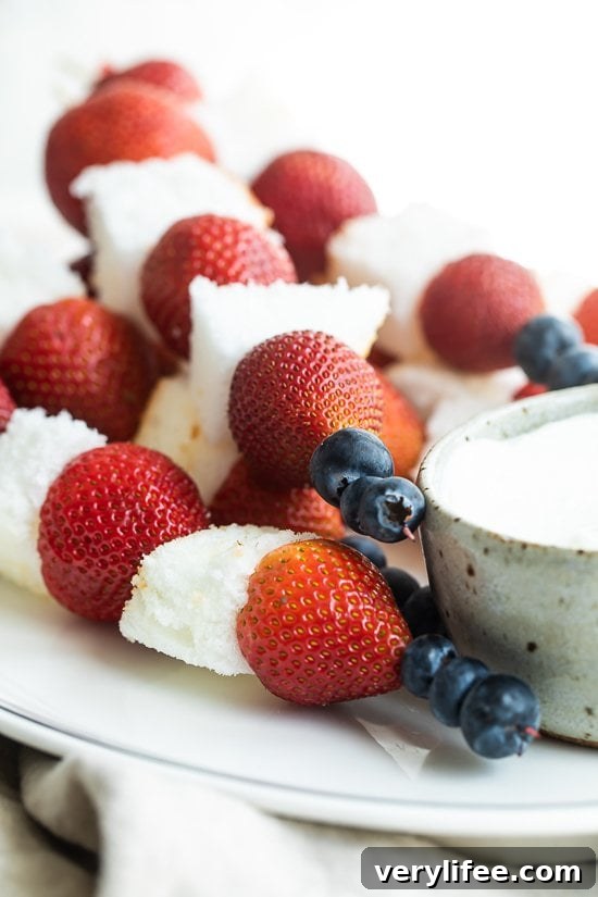 fruit skewers