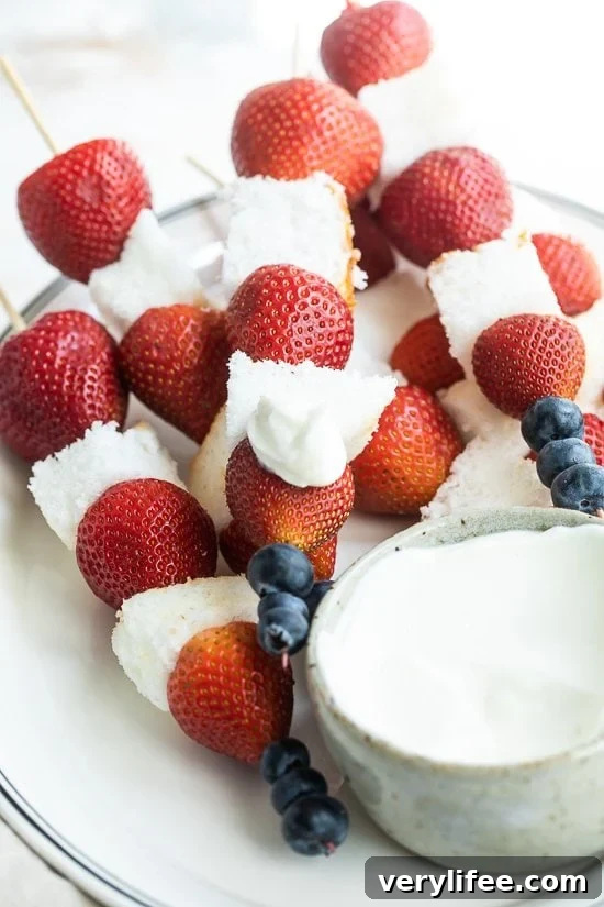 strawberry blueberry skewers