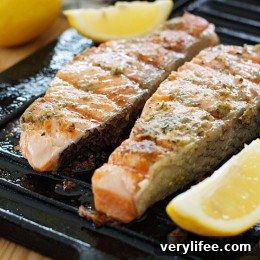 Grilled Salmon with Garlic Dijon and Fresh Herbs 4 Grilled Garlic Dijon Herb Salmon