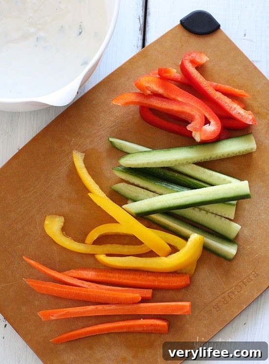 Veggie shooters in shot glasses lined up for serving