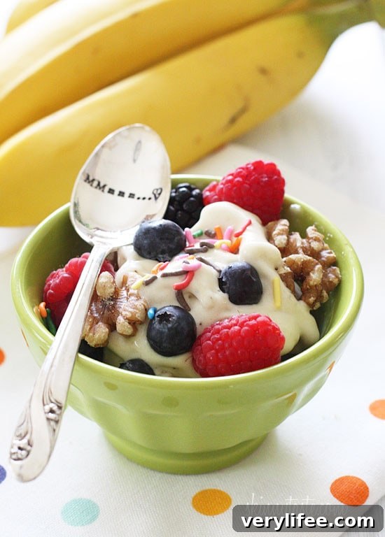 Creamy Banana Nice Cream: Dairy-Free Frozen Dessert 3 The ultimate