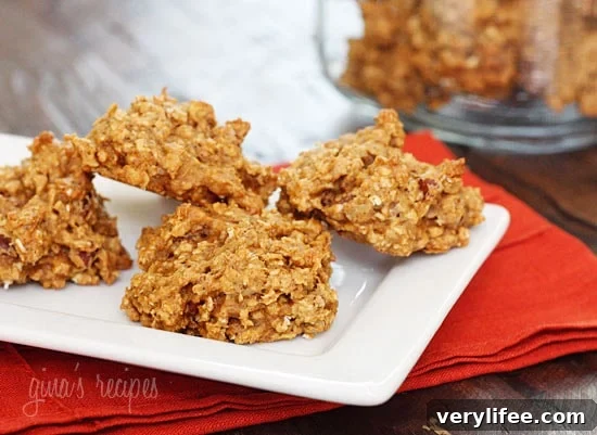 Chewy Homemade Oatmeal Raisin Walnut Cookies 4 Pumpkin oatmeal cookies