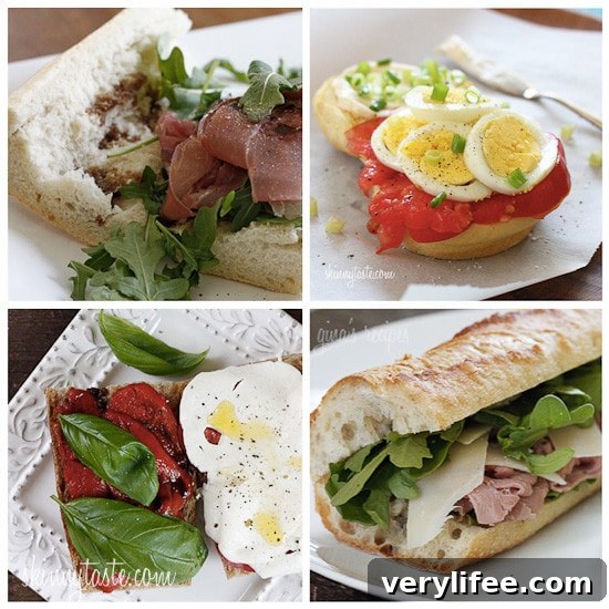 Greek Salad Sandwich Recipe with Feta and Kalamata Olives 4 If you love a Greek Salad, then you'll love this sandwich. Crisp Romaine lettuce, tomatoes, cucumbers, kalamata olives, feta cheese and red onion on ciabatta bread with a touch of oil and red wine vinegar.
