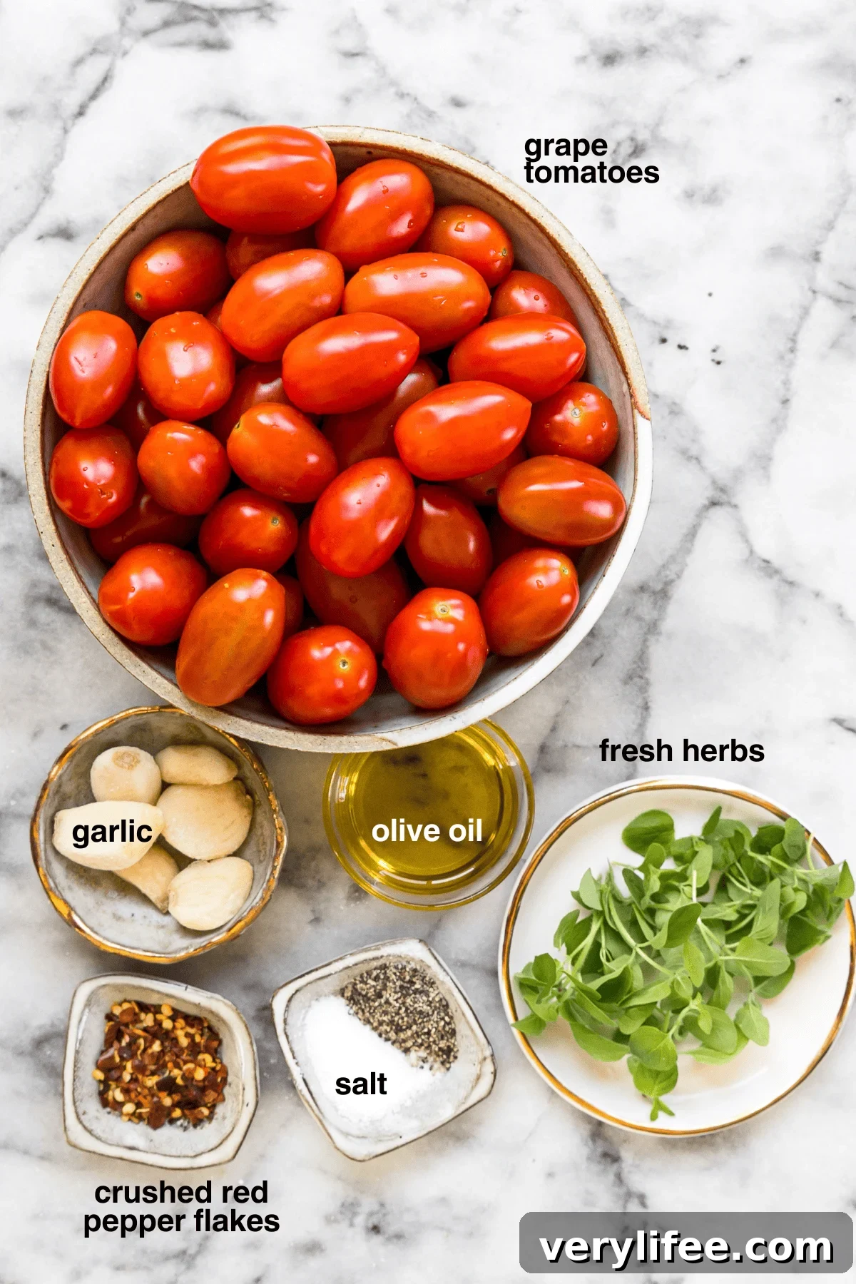 Roasted Grape Tomato Pasta Sauce 5 grape tomato sauce ingredients