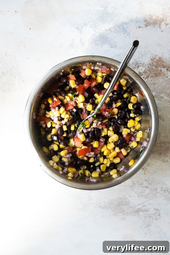 black bean corn salsa