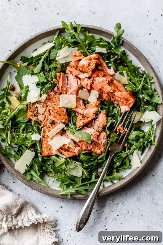 Arugula Salmon Salad