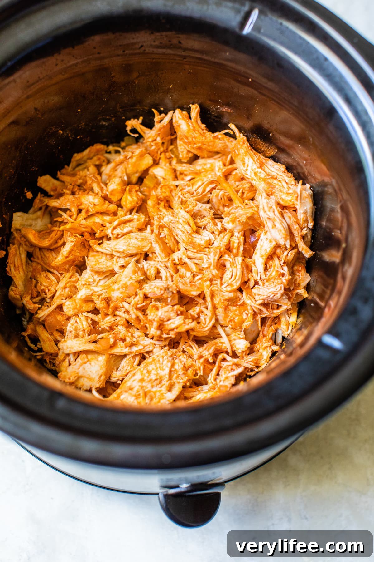 Crockpot Buffalo Chicken