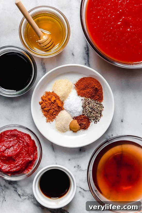 Authentic Kansas City Style BBQ Sauce Recipe 3 Homemade BBQ Sauce Ingredients.