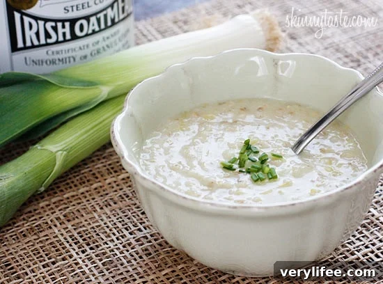 Irish Oatmeal Leek Soup — Brotchán Roy