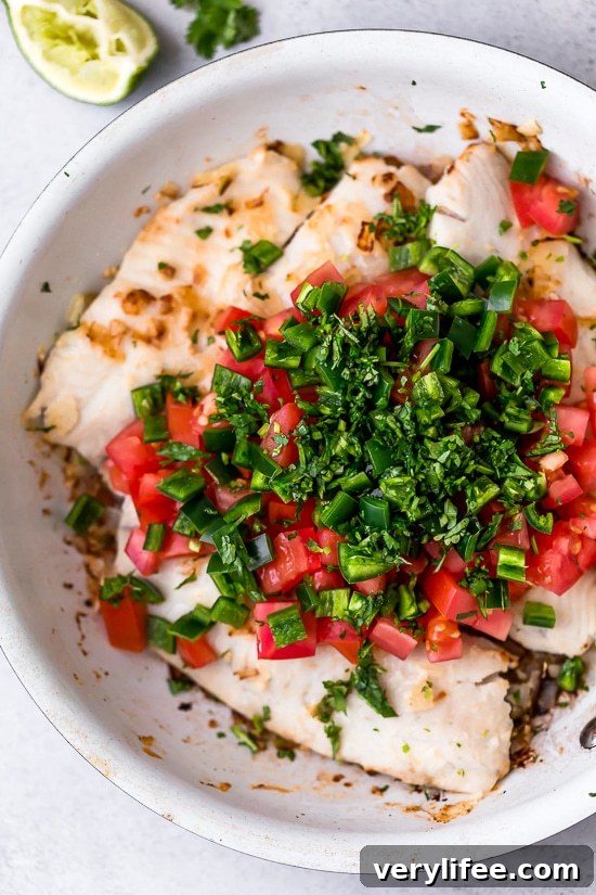Cilantro Lime Fish Tacos Recipe 3 These easy Cilantro Lime Fish Tacos are made with flaky white fish, tomatoes, jalapeños, cilantro and lime topped with avocado.