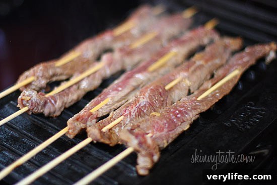 Grilled Asian Beef Skewers