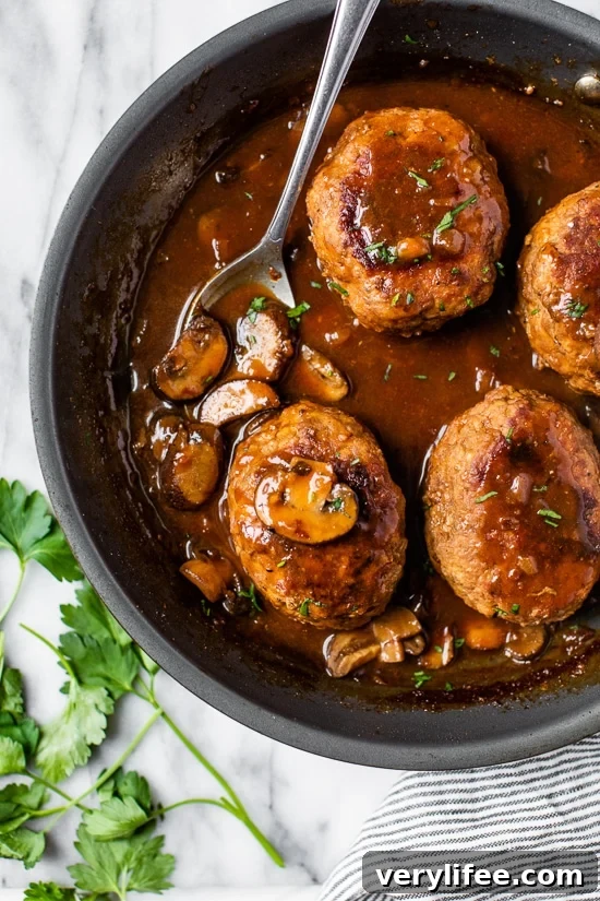 Salisbury Steak with Mushroom Gravy