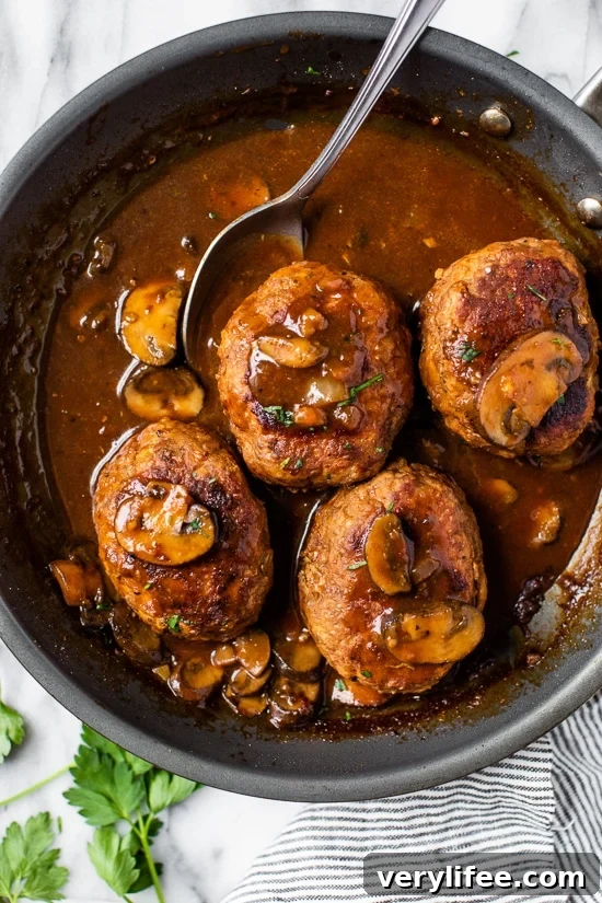 Salisbury Steak with Mushroom Gravy