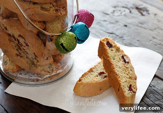 Pistachio Cranberry Biscotti