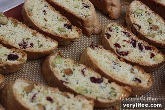 Biscotti finished and ready to serve