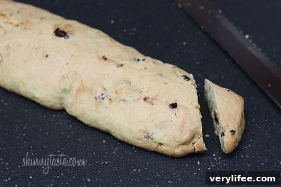 Biscotti served with coffee