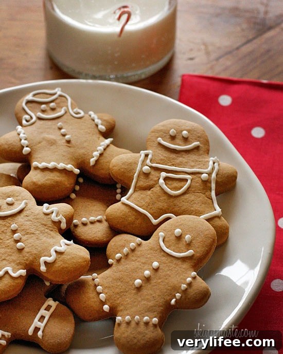 Classic Gingerbread Cookies: Soft, Spiced Holiday Treat 4 These holiday gingerbread cookies have less than half of the fat than most gingerbread cookies but the same great flavor and are super easy to make!