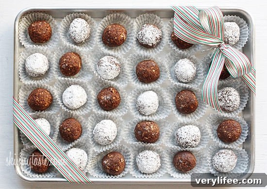 Close-up of no-bake chocolate peanut butter cookies
