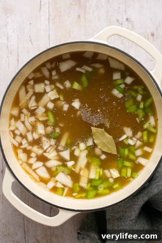 Leftover Turkey Noodle Soup Recipe 4 turkey stock