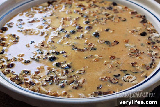 Sliced Pumpkin Hazelnut Flaugnarde.