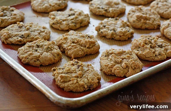 Pumpkin spice cookies on a baking sheet